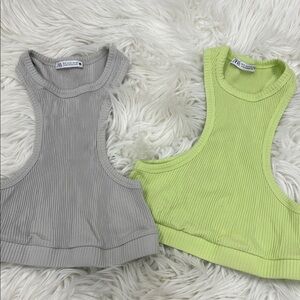 2 Piece Zara Ribbed Tanks